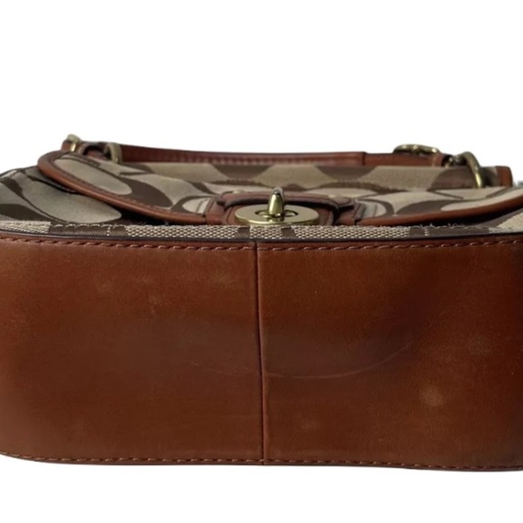 Coach Willis Legacy Tan 70th Anniversary Canvas w/ Leather Trim Crossbody - Picture 3 of 5
